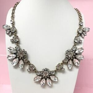 J Crew Statement Necklace with beautiful Rhinestones